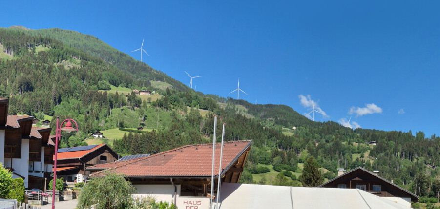 Fotomontage der Windräder am Schlaitner Berg